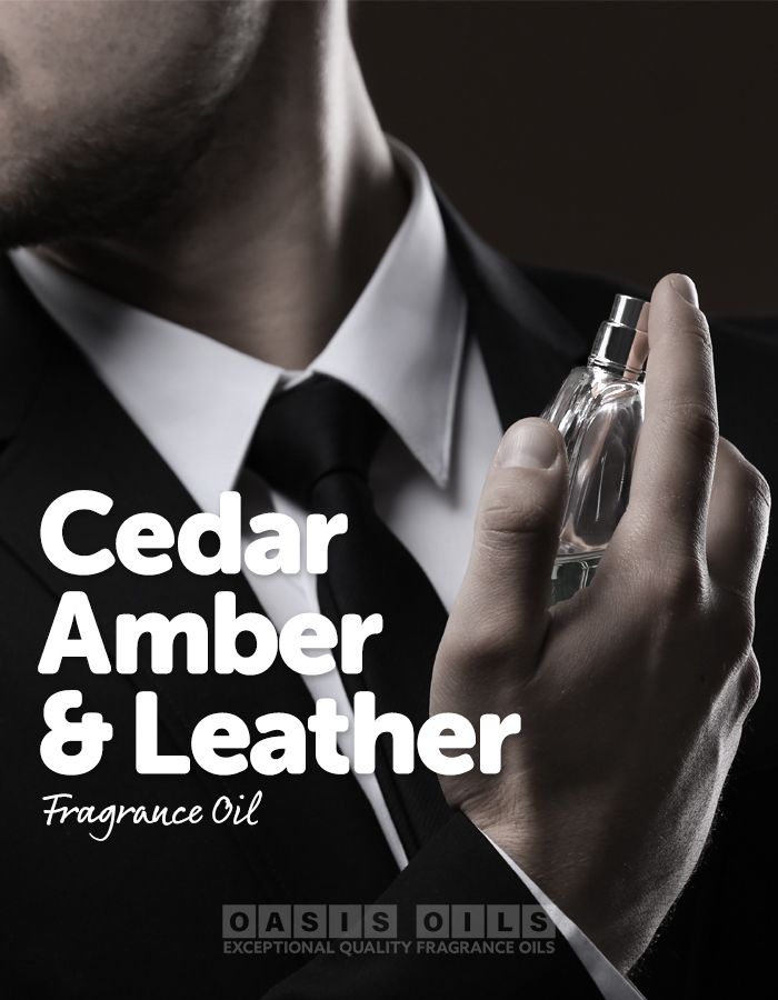 cedar amber leather fragrance oil
