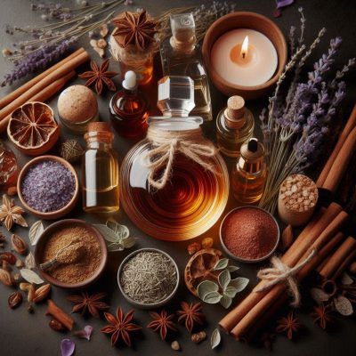 spicy amber and clary sage fragrance oil