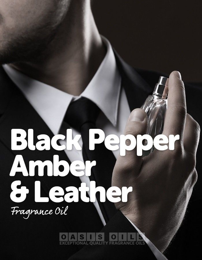 black pepper amber leather fragrance oil