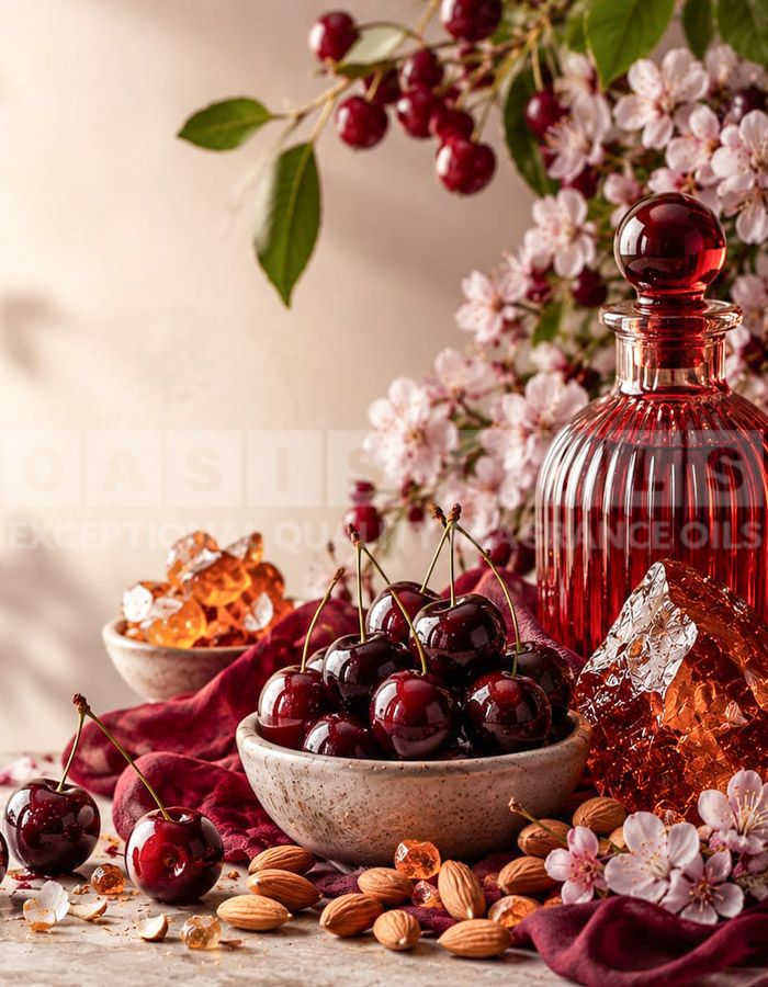 black cherry almond amber fragrance