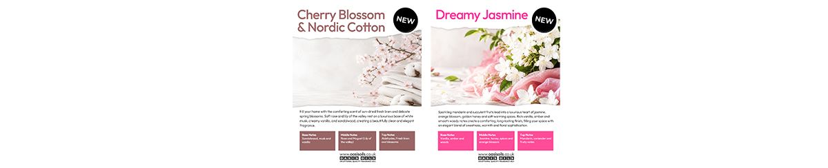 two new fragrances
