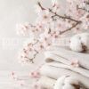 cherry blossom nordic cotton